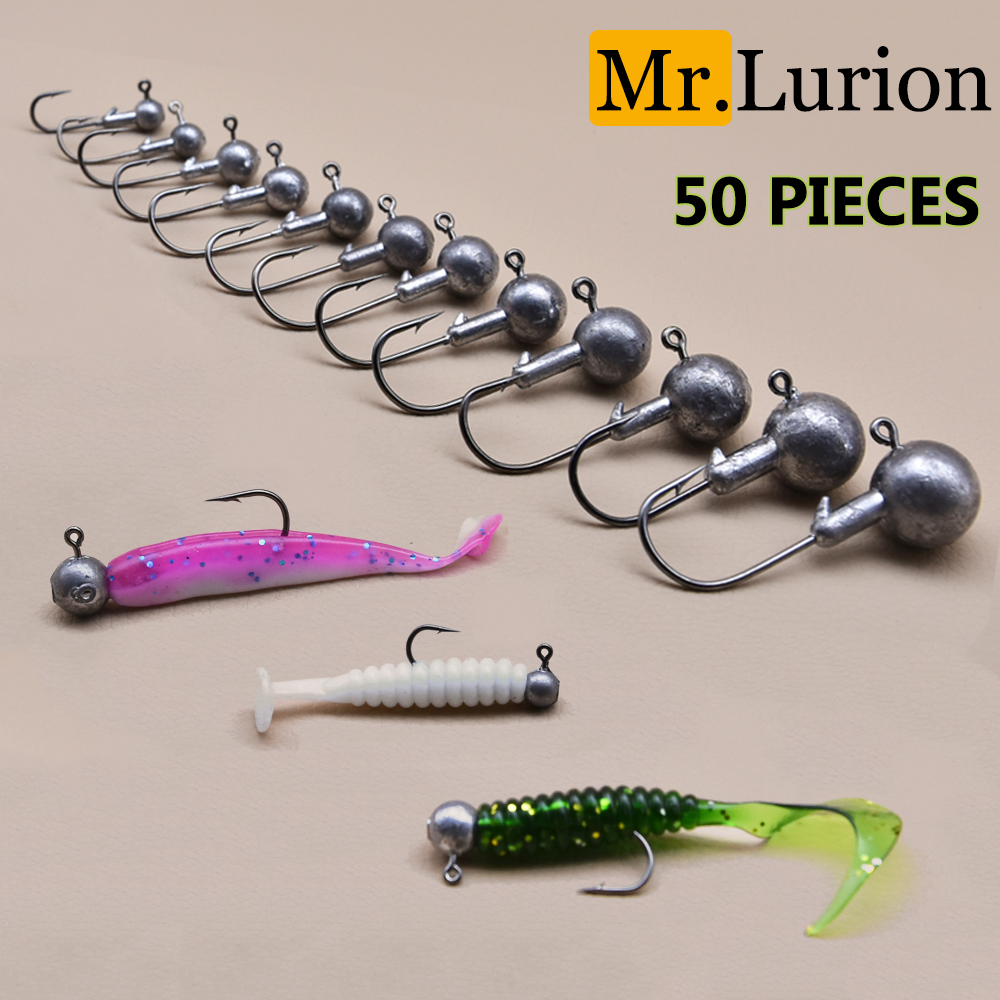 Fishing Hook Weedless - MrLurion 50 piezas de anzuelos de