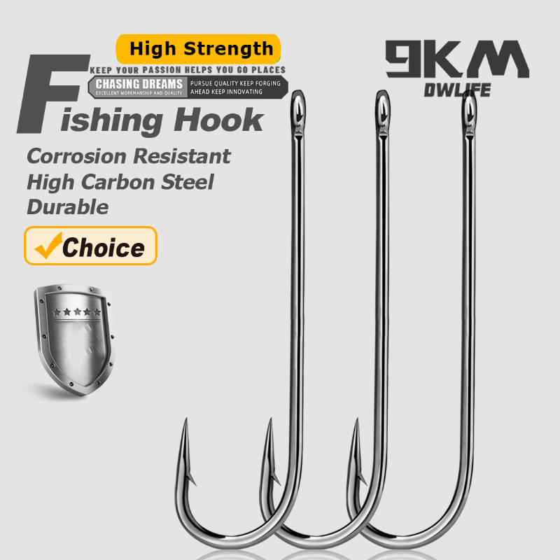 Fishing Hook Offset - Anzuelos de pesca de vástago largo,