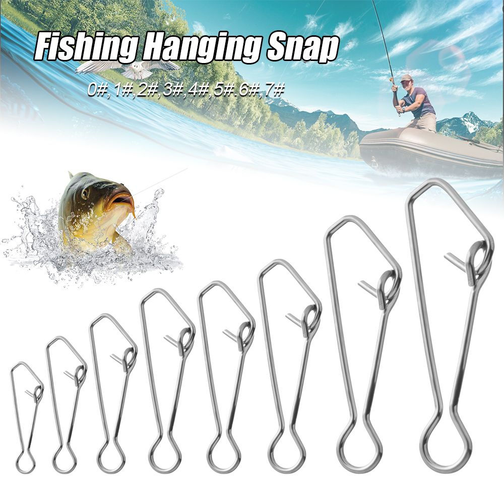 Anzuelos de pesca con cierre d - Fishing Hook Stainless Steel reseña y precio