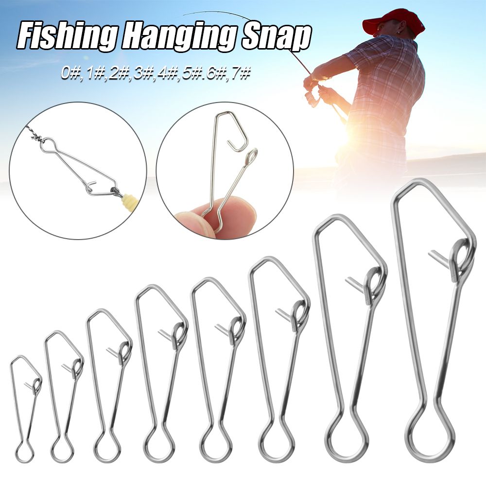 Anzuelos de pesca con cierre d - Fishing Hook Stainless Steel reseña y precio