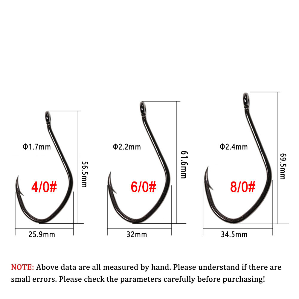 Wifreo 20 piezas anzuelo de ba - Fishing Hook Offset reseña y precio