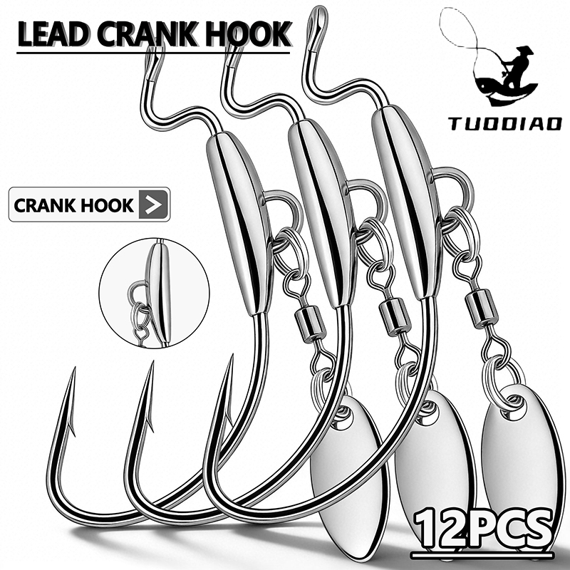 [TUODIAO] Juego de cabezales d - Fishing Hook Weedless reseña y precio