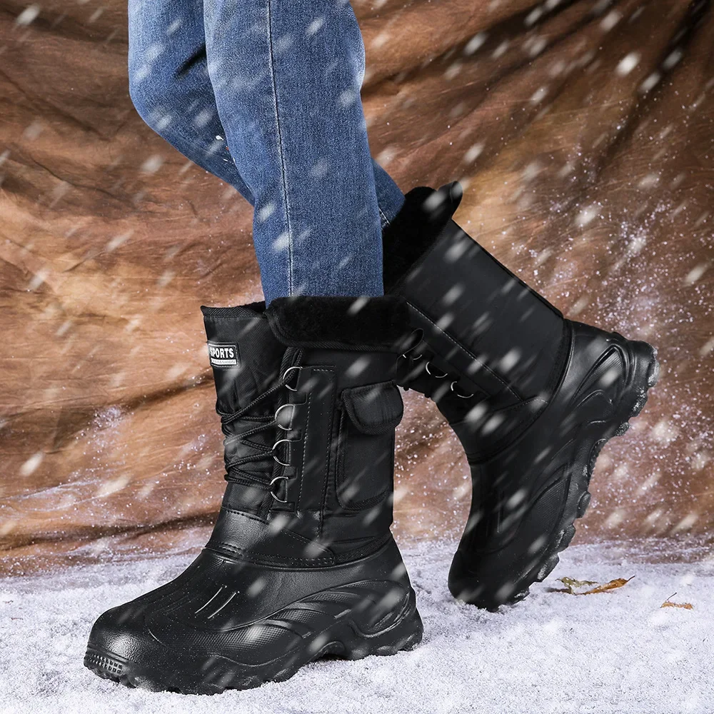 Botas de Nieve para Hombre, Za - Fishing Hook reseña y precio